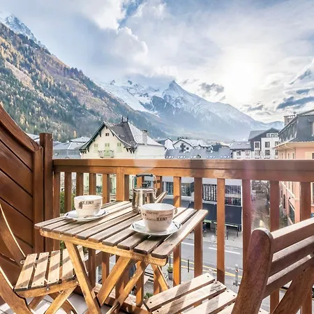 55 M With Balconies And Mont Blanc View Lägenhet *